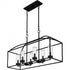Quoizel Thatcher Island Chandelier in Earth Black Finish Model: THA3536EK