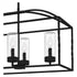 Quoizel Thatcher Island Chandelier in Earth Black Finish Model: THA636EK