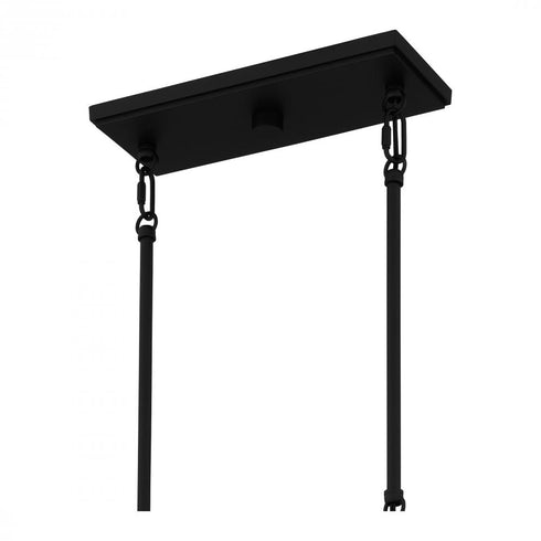 Quoizel Thatcher Island Chandelier in Earth Black Finish Model: THA636EK