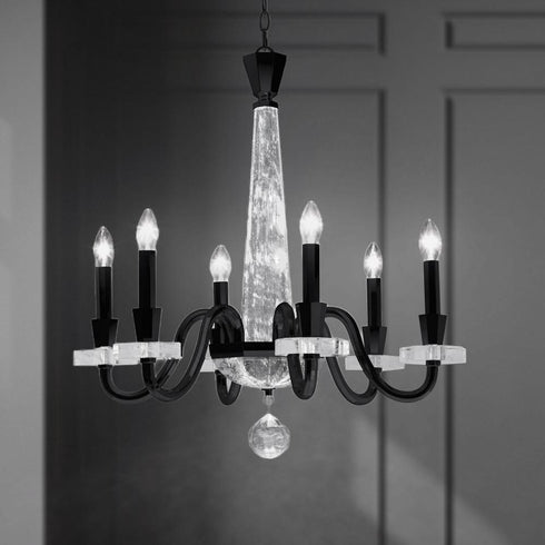 Schonbek Amadeus 6 Light Crystal Chandelier