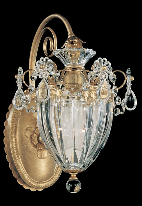 Schonbek Bagatelle 1 Light Crystal Wall Sconce