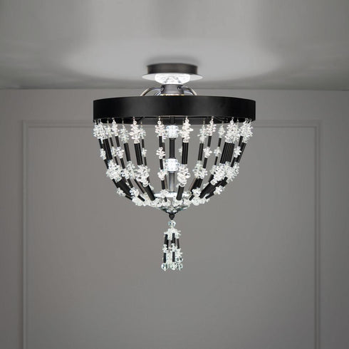 Schonbek Bali 16 Inch LED 120v Semi Flush Mount