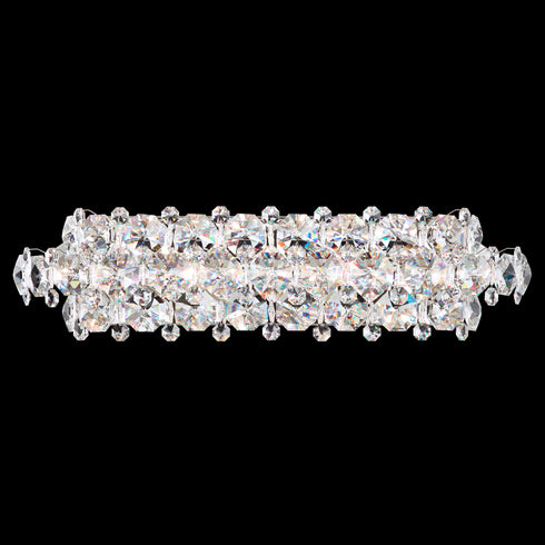 Schonbek Baronet 5 Light 120V Bath Vanity & Wall Light in Polished Stainless Steel with Optic Crystal Model: BN1224N-401O