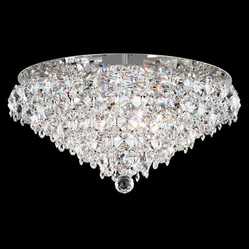 Schonbek Baronet 6 Light Crystal Flush Mount