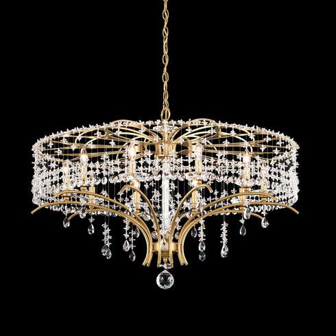 Schonbek Bella Rose 10 Light 120V Chandelier in Heirloom Gold with Radiance Crystal Model: TC1036N-22R