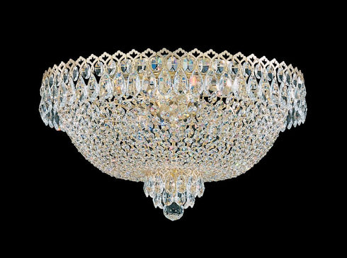Schonbek Camelot 6 Light Crystal Flush Mount