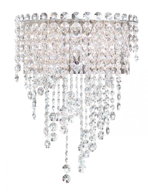 Schonbek Chantant 4 Light Crystal Wall Sconce