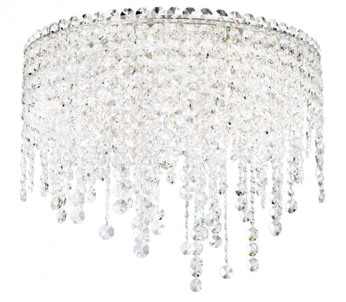 Schonbek Chantant 5 Light Crystal Flush Mount