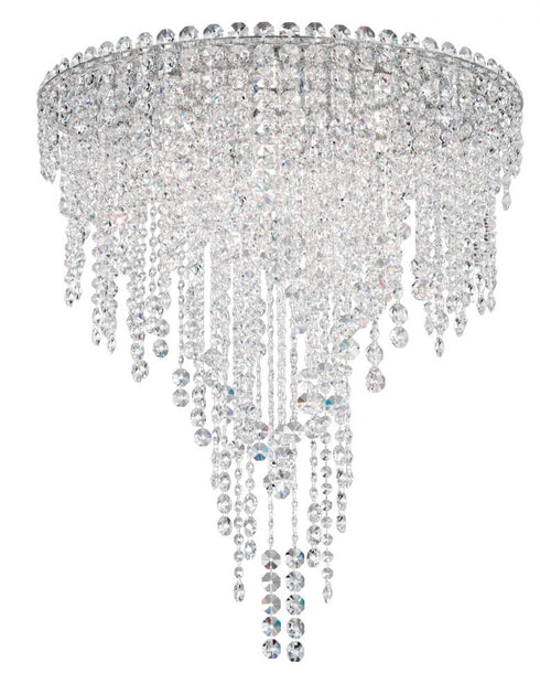 Schonbek Chantant 6 Light Crystal Flush Mount