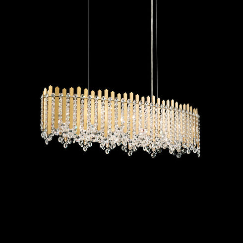 Schonbek Chatter 12 Light Crystal Linear Pendant