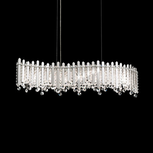 Schonbek Chatter 7 Light Crystal Linear Pendant