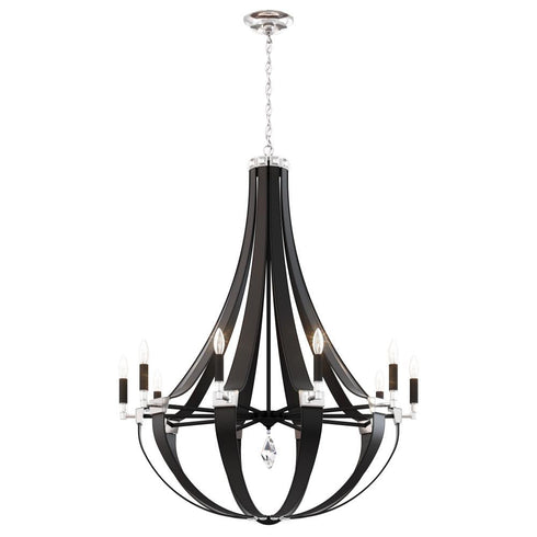 Schonbek Contemporary Crystal Empire 10 Light Crystal Chandelier