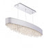 Schonbek Eclyptix LED 36IN 3000 3500 4000K 120V Pendant in Polished Stainless Steel with Radiance Smooth Model: S6336-401RS1