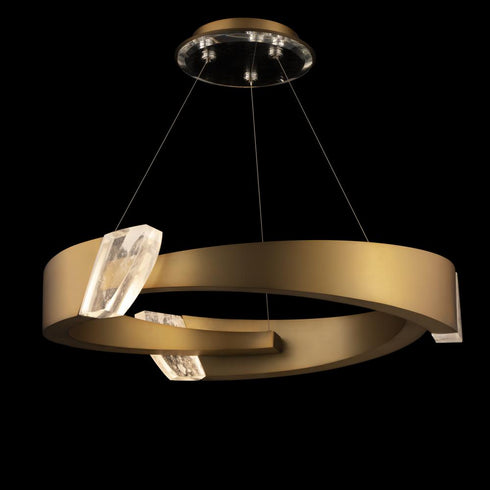 Schonbek Embrace 34 Inch LED Pendant 3000 3500 4000k 120v Model: S4834-700OH