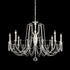 Schonbek Esmery 8 Light 120V Chandelier in White with Optic Crystal Model: AR1008N-06O