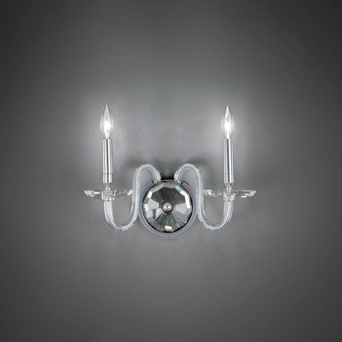 Schonbek Habsburg 2 Light Crystal Wall Sconce