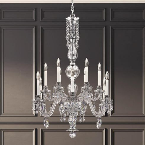 Schonbek Hamilton Nouveau 12 Light Crystal Chandelier