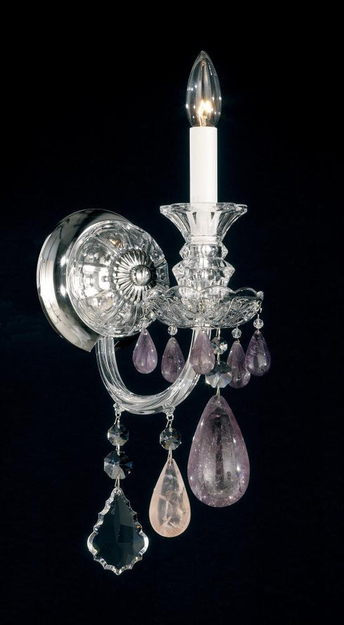 Schonbek Hamilton Rock Crystal 1 Light Crystal Wall Sconce