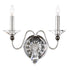 Schonbek Jasmine 2 Light Crystal Wall Sconce