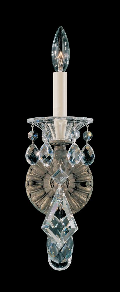 Schonbek La Scala 1 Light 120V Wall Sconce in Heirloom Gold with Radiance Crystal Model: 5000-22R