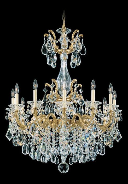 Schonbek La Scala 12 Light Crystal Chandelier