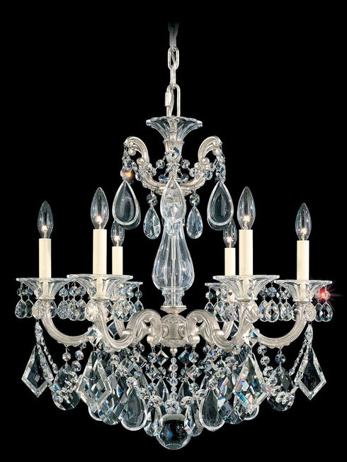 Schonbek La Scala 6 Light Crystal Chandelier