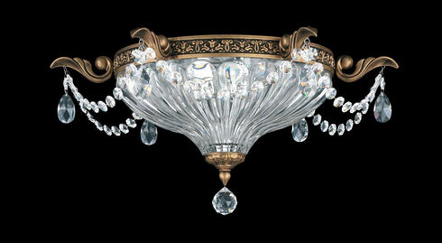 Schonbek Milano 2 Light Crystal Flush Mount