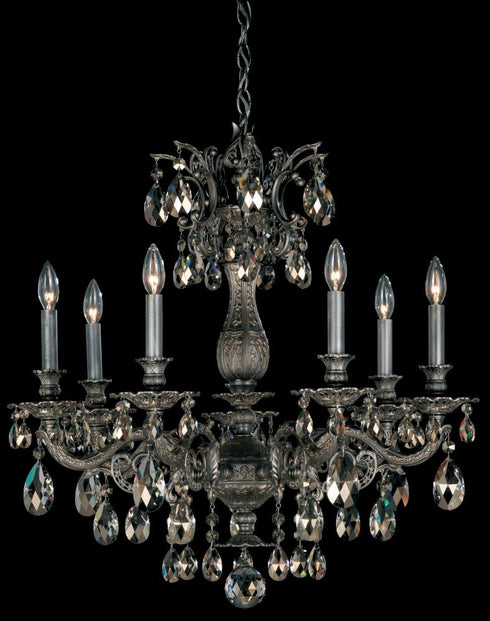 Schonbek Milano 7 Light Crystal Chandelier