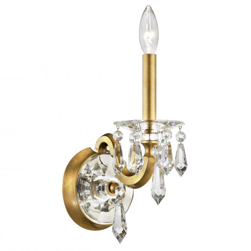 Schonbek Napoli 1 Light Crystal Wall Sconce