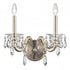 Schonbek Napoli 2 Light 120V Wall Sconce in Heirloom Gold with Radiance Crystal Model: S7602N-22R