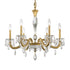 Schonbek Napoli 6 Light 120V Chandelier in Heirloom Gold with Radiance Crystal Model: S7606N-22R