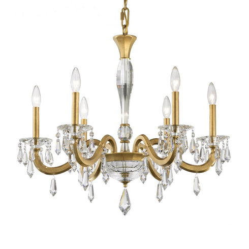 Schonbek Napoli 6 Light Crystal Chandelier
