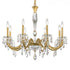 Schonbek Napoli 8 Light 120V Chandelier in Heirloom Gold with Radiance Crystal Model: S7608N-22R