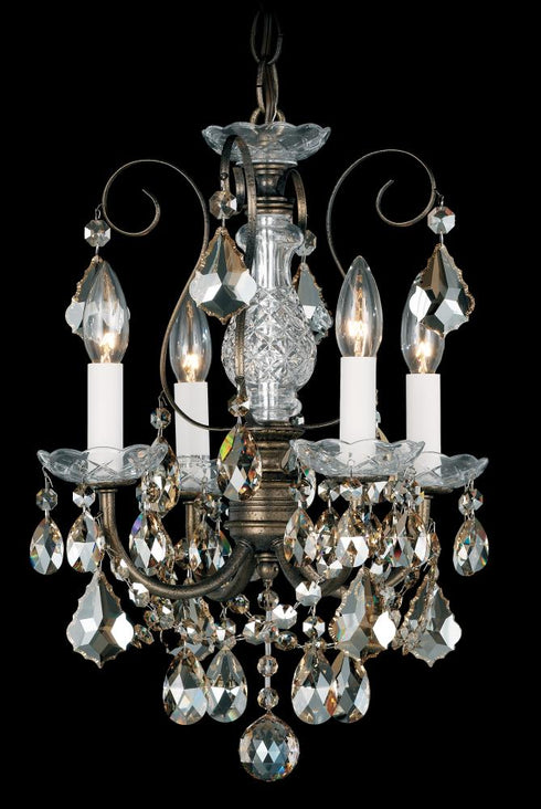 Schonbek New Orleans 4 Light Crystal Chandelier