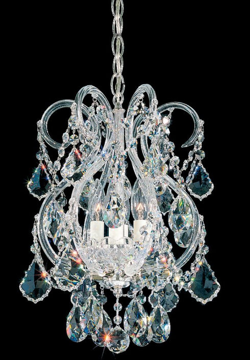 Schonbek Olde World 4 Light Crystal Mini Pendant