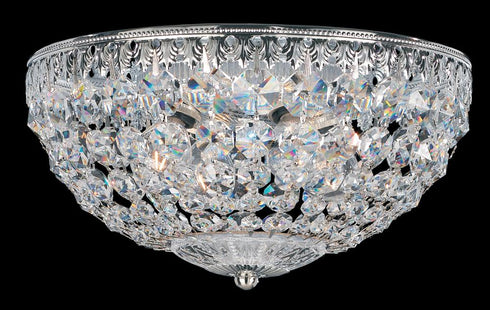Schonbek Petit Crystal 4 Light Crystal Flush Mount