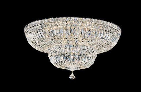 Schonbek Petit Crystal Deluxe 13 Light Crystal Flush Mount