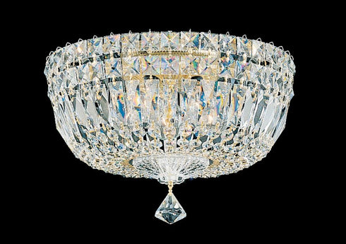 Schonbek Petit Crystal Deluxe 13 Light Crystal Flush Mount