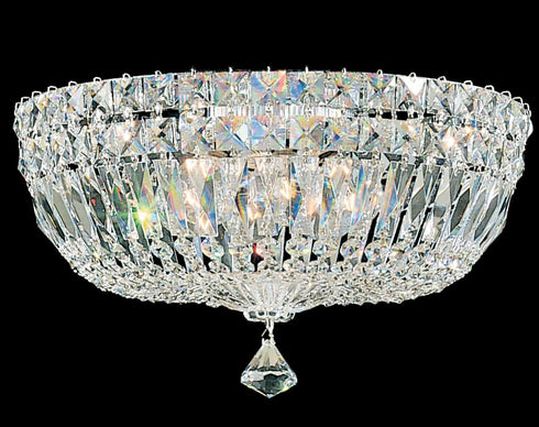 Schonbek Petit Crystal Deluxe 5 Light Crystal Flush Mount