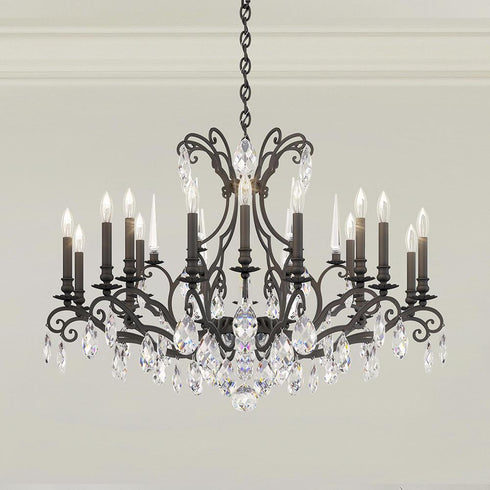 Schonbek Renaissance Nouveau 18 Light Crystal Chandelier