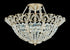Schonbek Rivendell 9 Light 120V Semi Flush Mount in Heirloom Gold with Radiance Crystal Model: 9843-22R