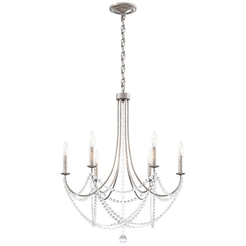 Schonbek Rustic Verdana 6 Light Crystal Chandelier
