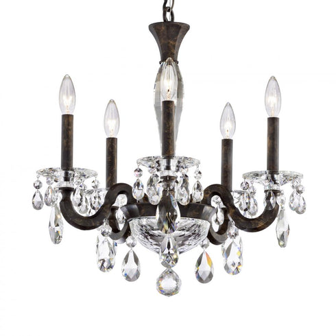 Schonbek San Marco 5 Light Crystal Chandelier