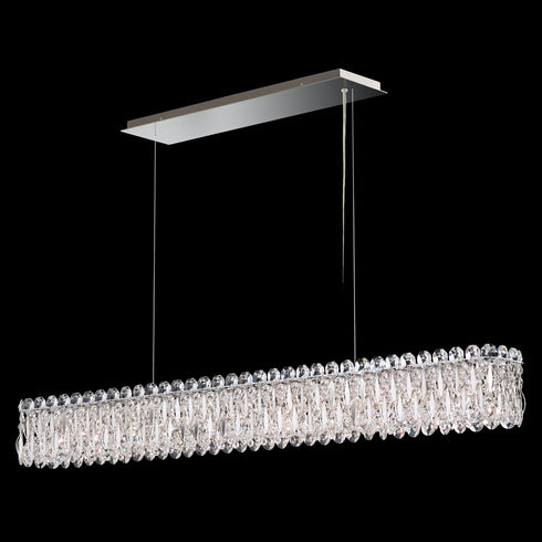 Schonbek Sarella 11 Light 120V Pendant in White with Radiance Crystal Model: RS8352N-06R