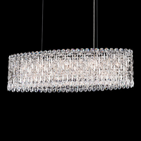Schonbek Sarella 12 Light Crystal Linear Pendant