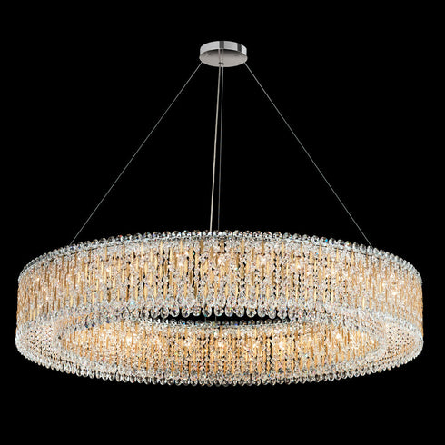 Schonbek Sarella 32 Light 120V Pendant in White with Radiance Crystal Model: RS8351N-06R