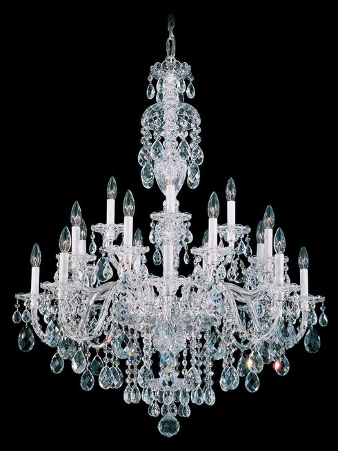 Schonbek Sterling 20 Light Crystal Chandelier