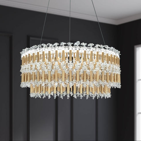 Schonbek Tahitian 25 Inch LED Pendant 3000 3500 4000k 120v Model: S8124-22O
