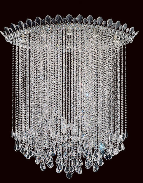 Schonbek Trilliane Strands 8 Light Crystal Flush Mount