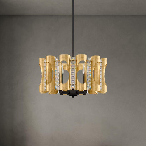 Schonbek Twilight 4 Light 120V Pendant in Heirloom Gold with Optic Crystal Model: MR1004N-22O